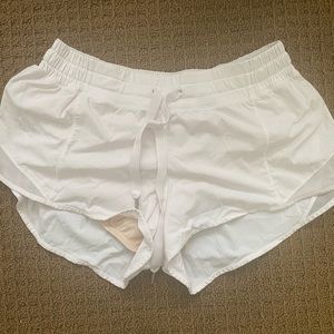 White Lululemon Shorts